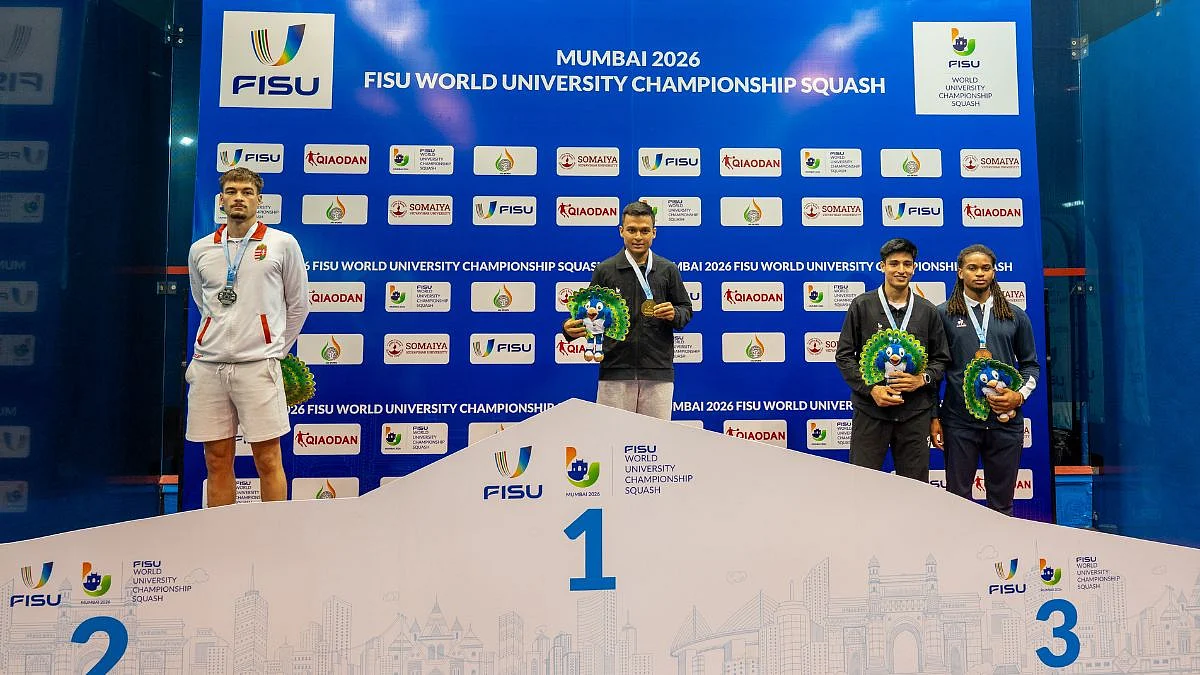 India Shines On Home Soil With Historic Gold & Team Silver At FISU World University Championship Squash 2026