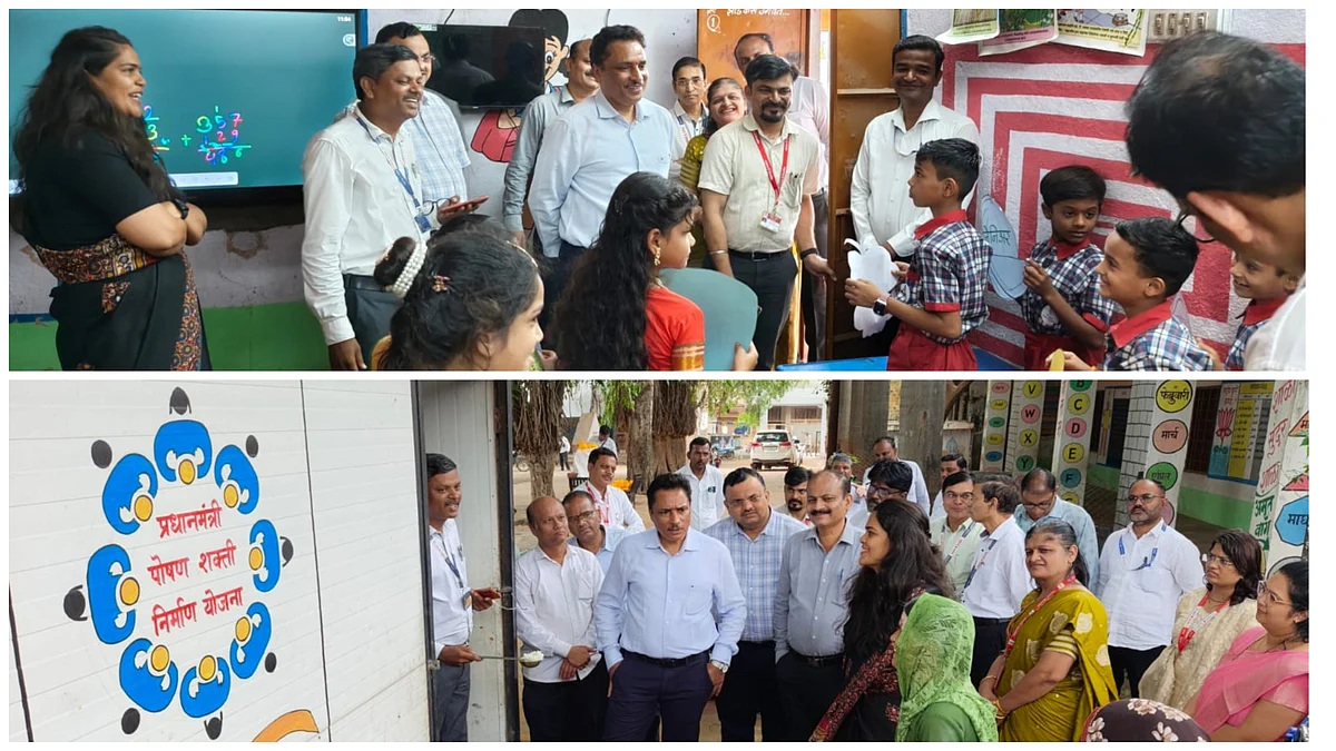 Jalgaon: Ranjitsingh Deol Inspects Schools, Stresses Quality Education And Holistic Student Development