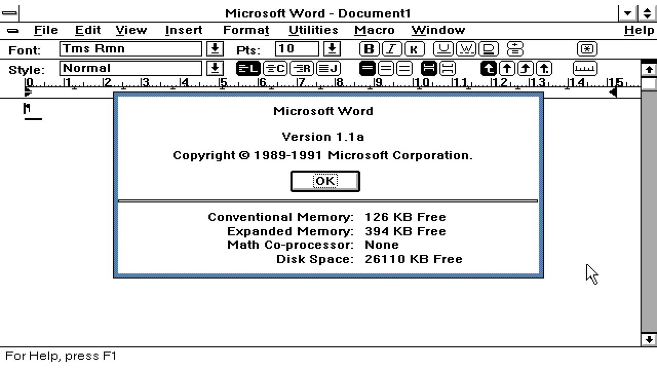 x64 port of Microsoft Word for Windows 1.1a arrives — you can now run this seminal 1990 word processor natively in Windows 11
