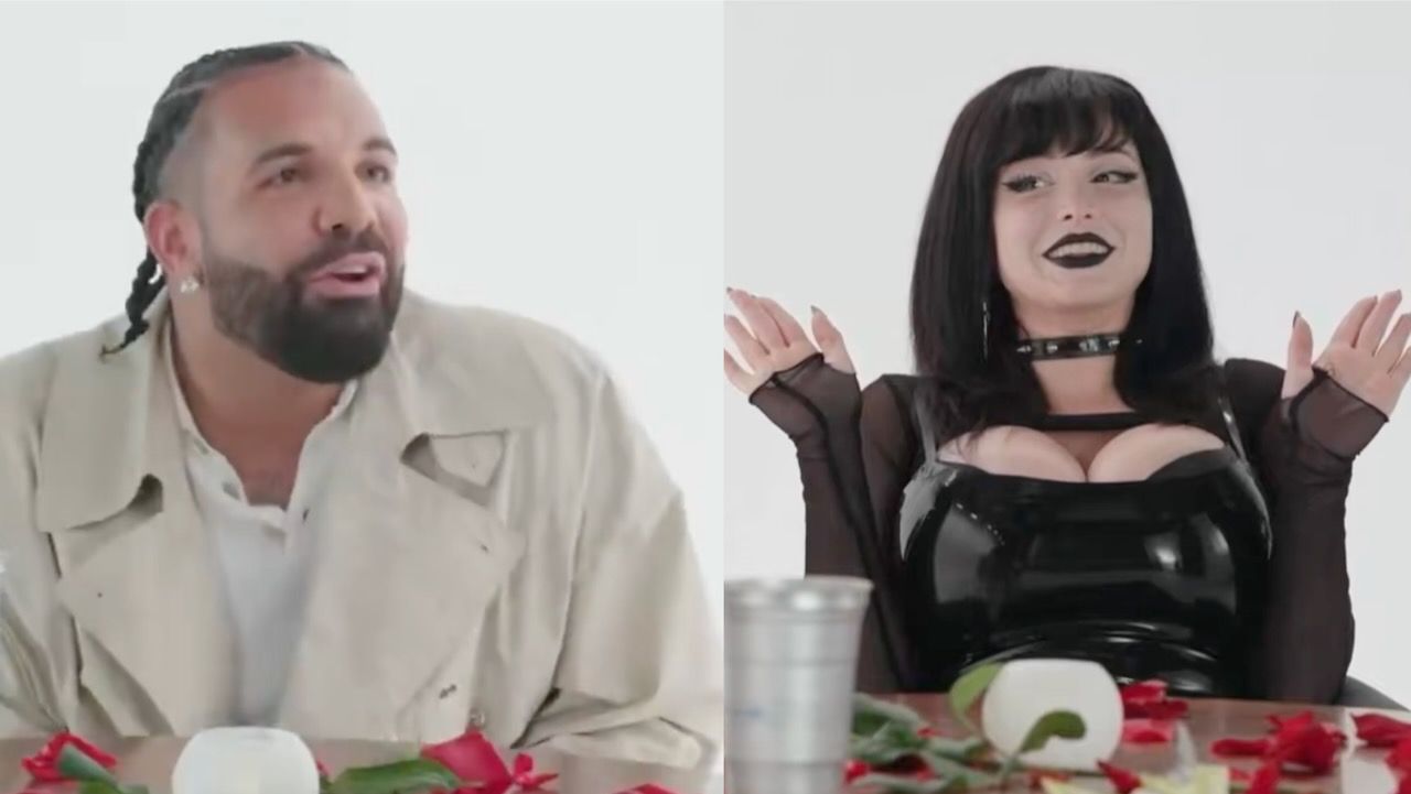 Drake Barks for Goth Girl