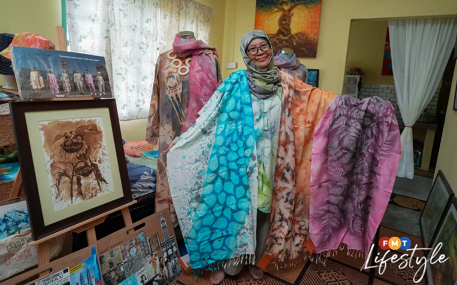 Enah turns nature’s scraps into wearable art