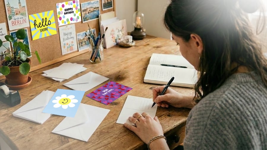 Greeting cards: handwritten greetings in the AI age - does that work?