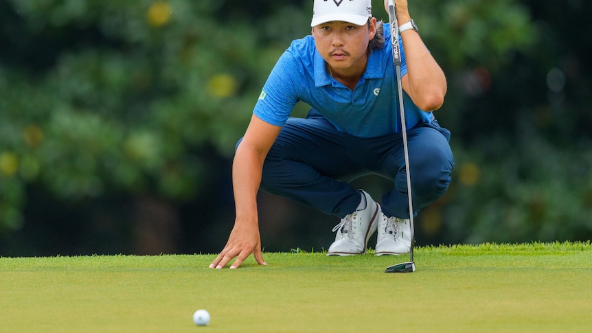 Min Woo leads after flying start at Tour playoff finale