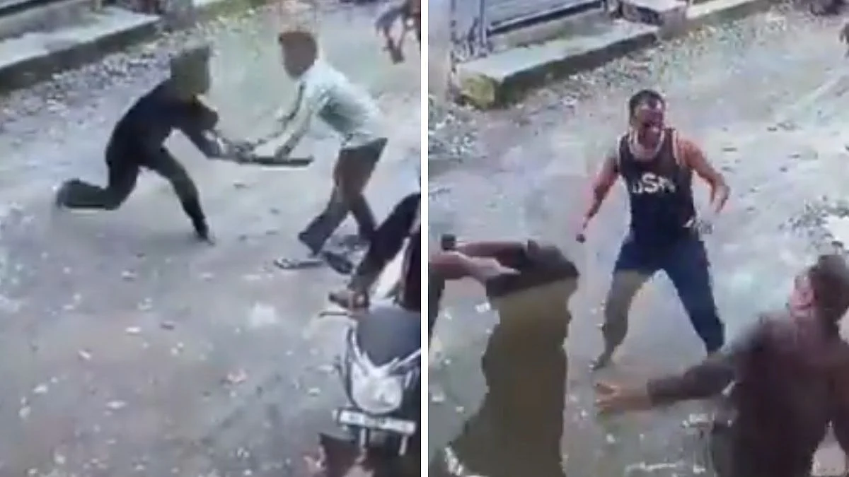 Father-Son Attacked With Sharp Weapon In Broad Daylight In Nalasopara; CCTV Captures Shocking Incident