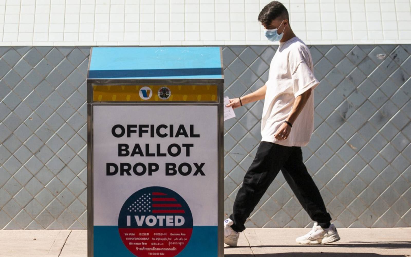 Judge blocks rule implementing Trump plan to restrict mail-in voting