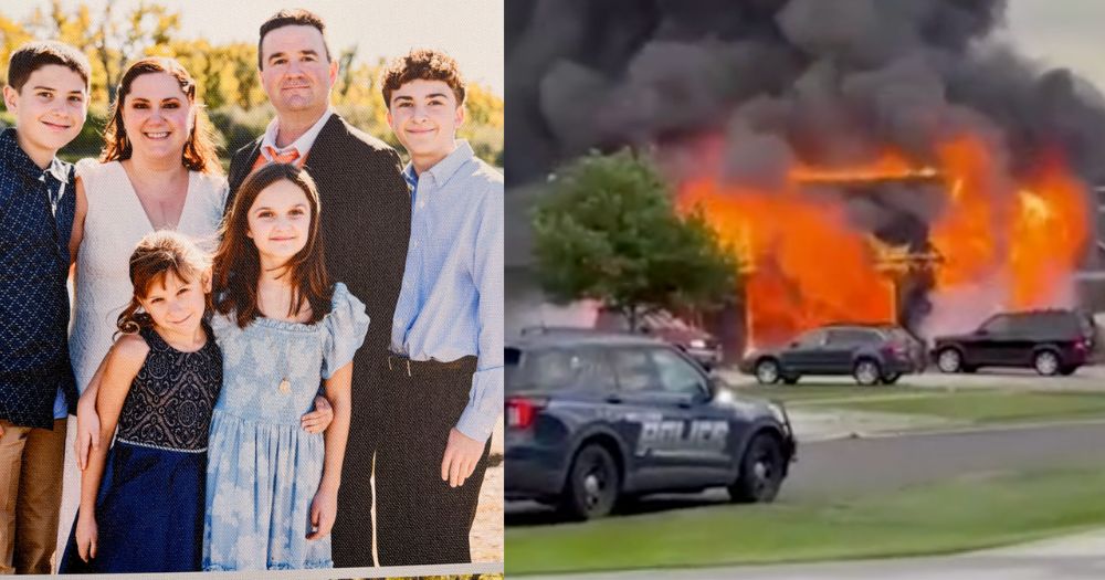 US man, 44, asked to move out, returns home & kills 8 family members, burns down house, fatally shoots himself