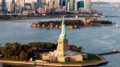 Man arrested after boat capsizes near Statue of Liberty killing woman and infant