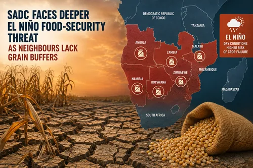 SADC faces deeper El Niño food-security threat as neighbours lack grain buffers