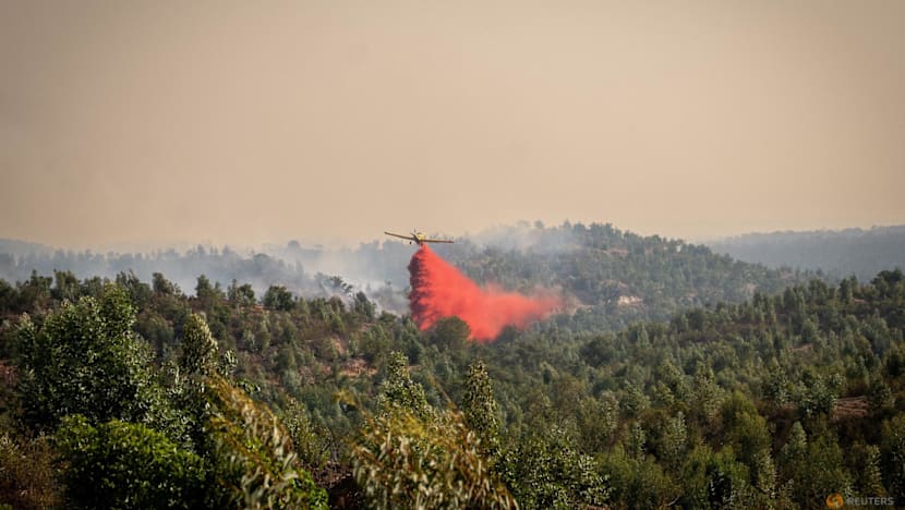 Fire in southwestern Spain active as 470 moved to safety