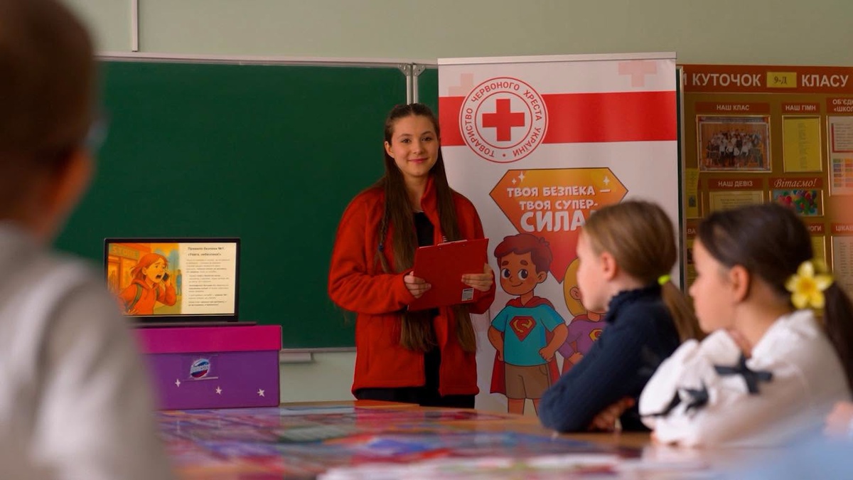 URCS teaches children safety rules during war