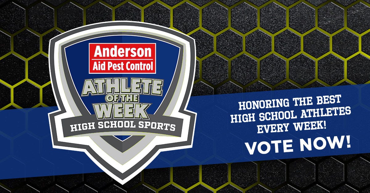 Peyton Beaumariage, Cole Bates win Anderson Aid Pest Control Athlete of the Week vote