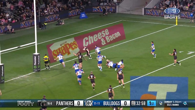 Martin crosses for 'razzle dazzle' Penrith try