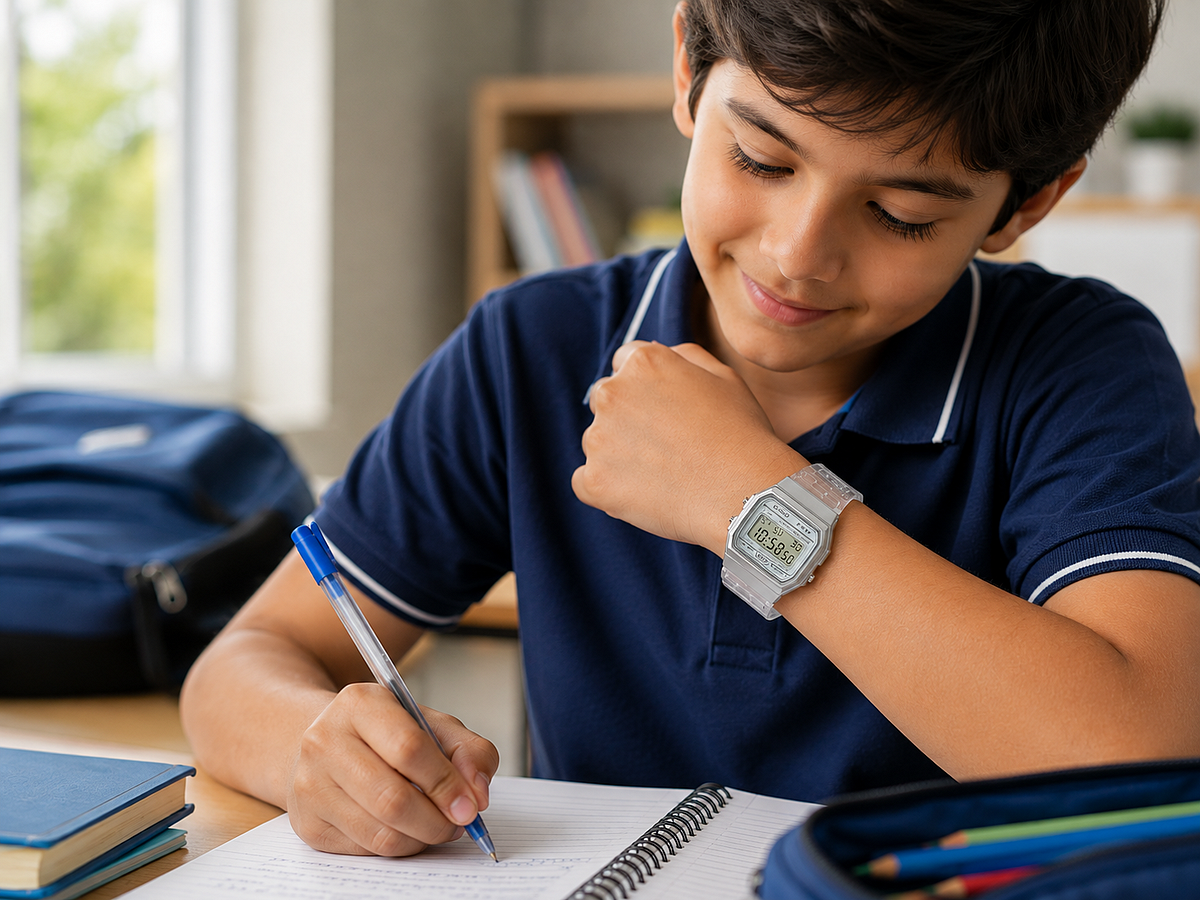Casio kids' watch review: a sturdy first watch for school