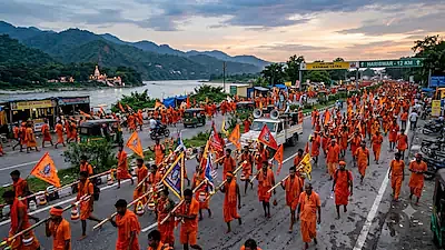 Kanwar Yatra Goes High-Tech: Every Facility For Shiva Devotees Available At One Click Under The Yogi Government