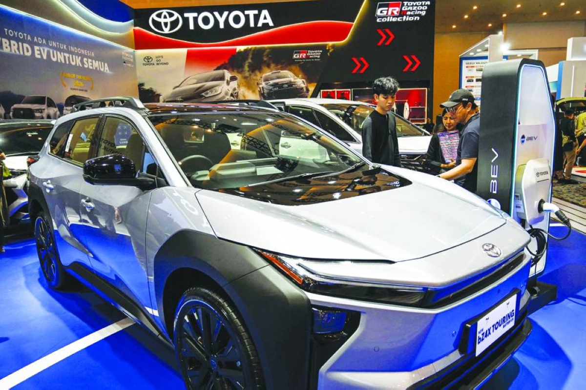 Toyota sales, production fall on sharp declines in China, Middle East