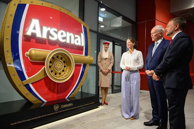 Watch: How Emirates turned A380, Boeing 777 parts into a giant Arsenal crest