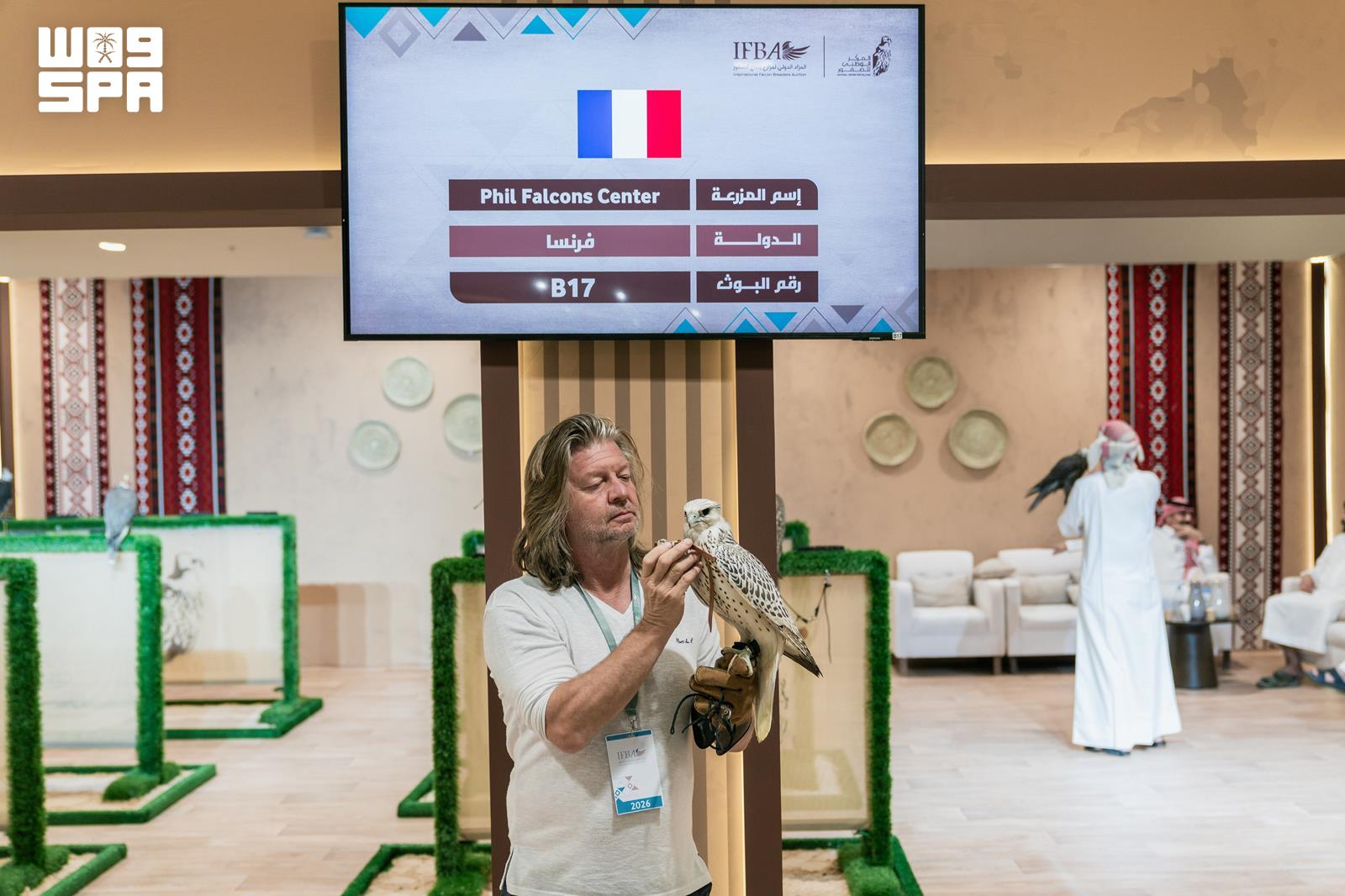 French falcon breeder: Riyadh falcon farms auction a global economic and social hub