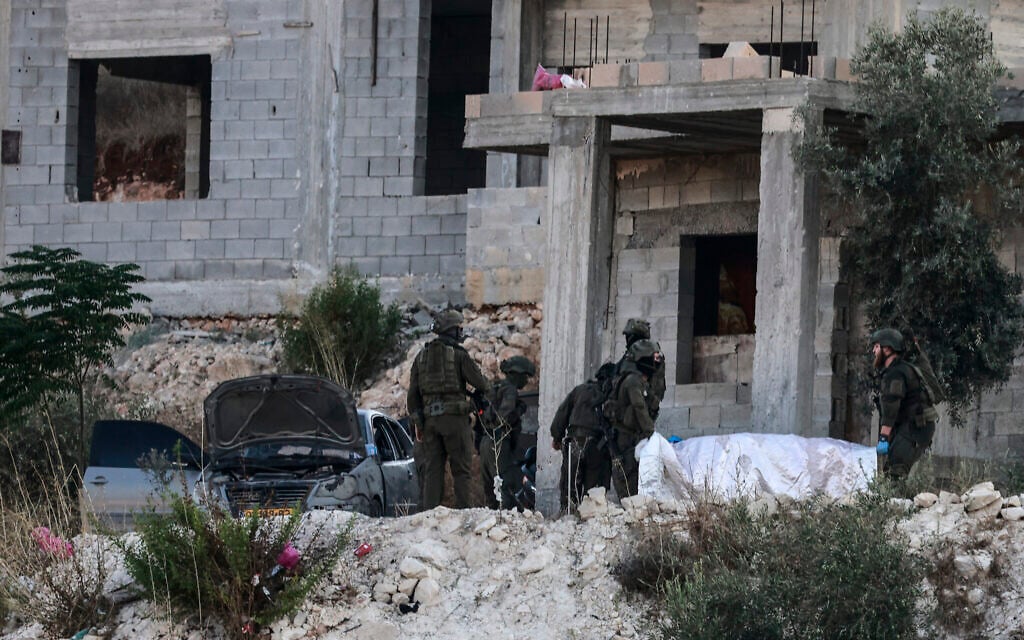In rare West Bank airstrike, IDF says it killed 3 Palestinian terror operatives