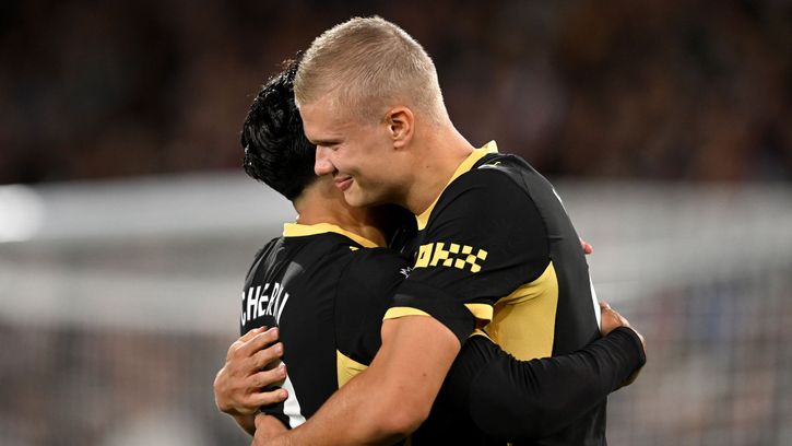 Haaland and Cherki at the double as Man City thrash Palace