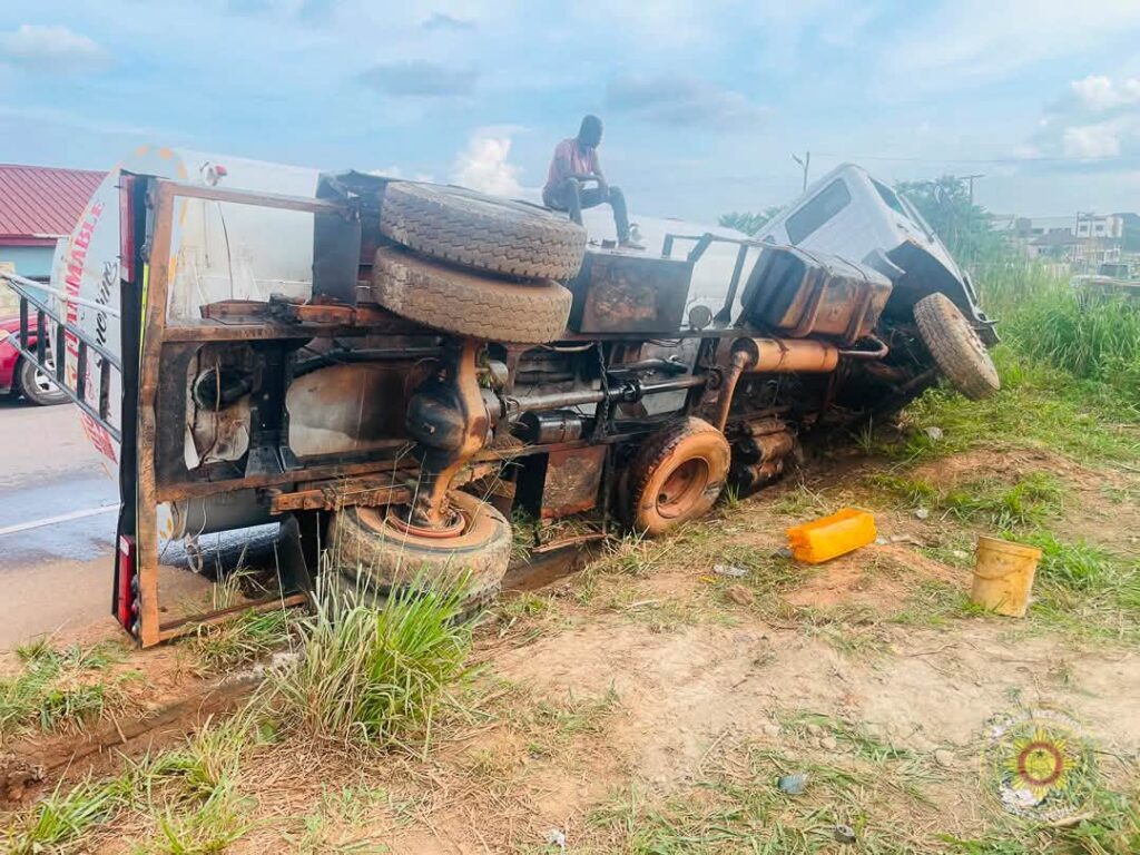 GNFS contains 13,500-litre diesel spillage at Odumase Afrancho