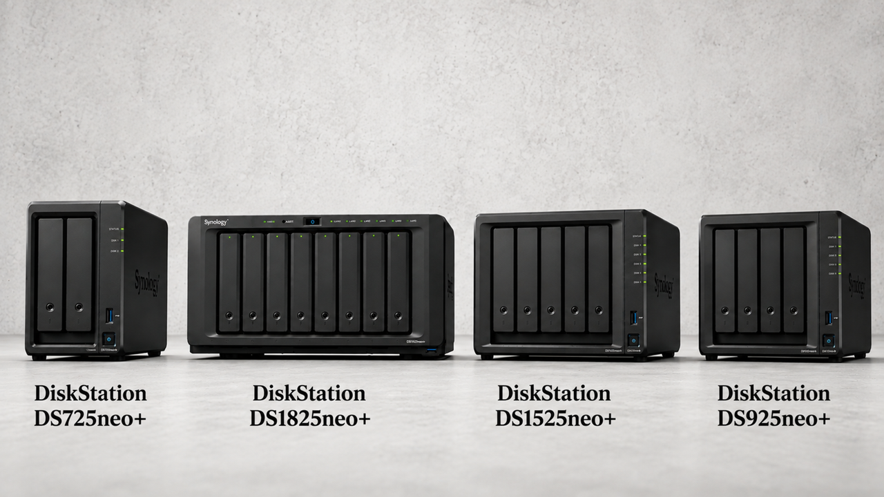 Synology reveals a host of new NAS devices it says can balance budget and power requirements for all users