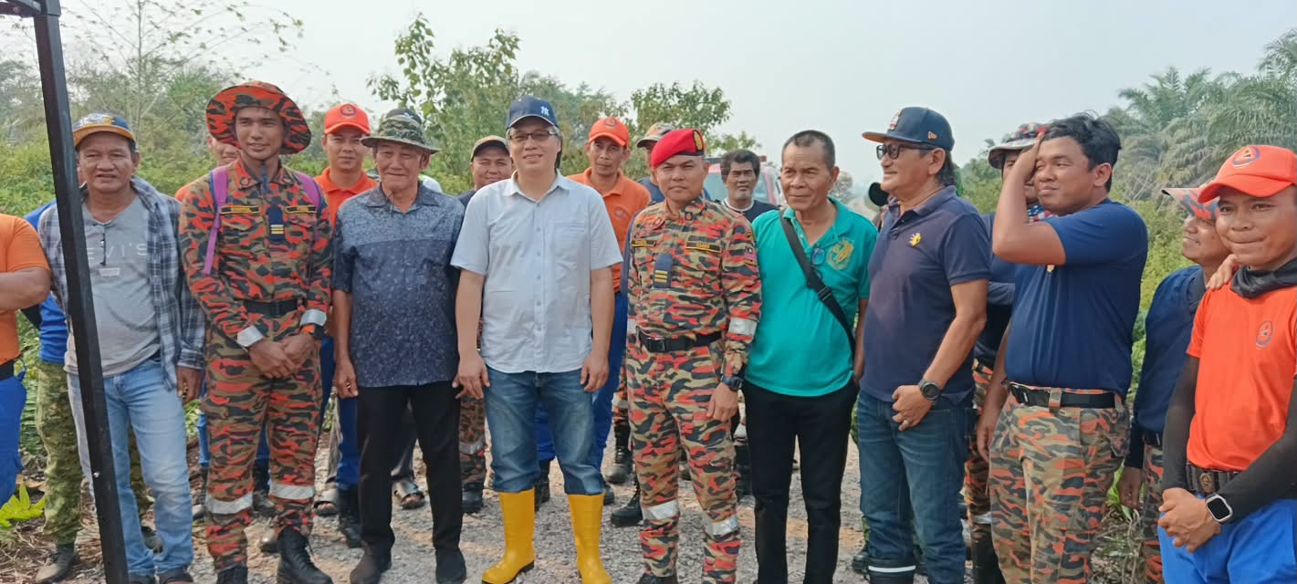 Peatland fire in Saribas successfully extinguished by Bomba after seven-day operation
