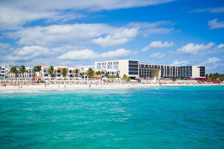 Postcards from Mexico: On the beach in Playa del Carmen
