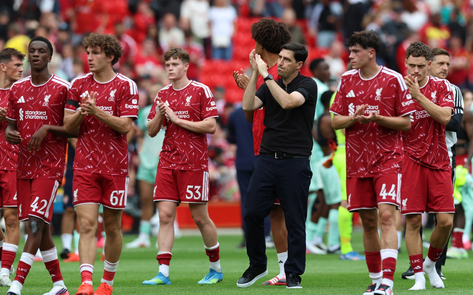 Iraola’s first Anfield match as Liverpool manager ends in Monaco defeat