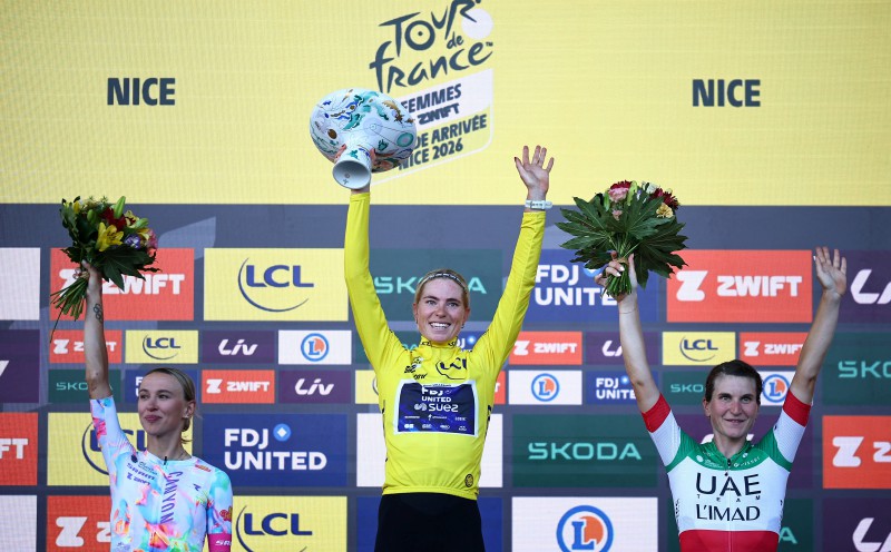 Demi Vollering wins Tour de France Femmes