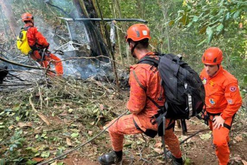 Four killed in helicopter crash in Brazil’s Rio de Janeiro