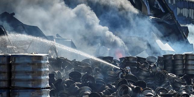 Dozens dead after Russian strike on depot near Kyiv