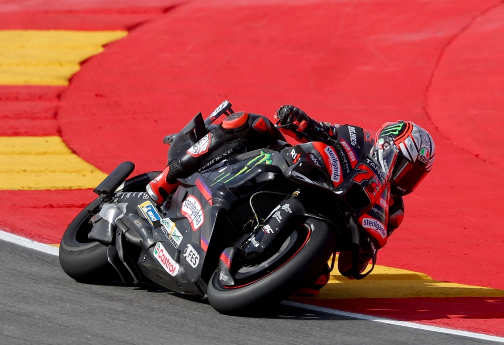 Bezzecchi tops Marquez brothers for Aragon MotoGP pole