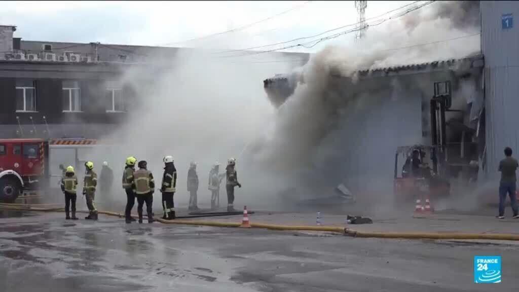 Russian strikes hit homes, warehouse, shopping mall across Ukraine