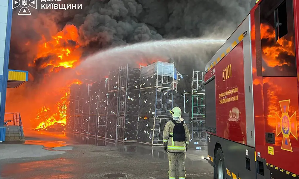 At least 37 dead after Russian strike on depot near Kyiv