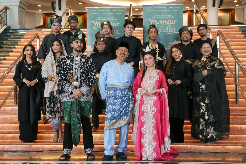 M.Nasir bets big on newcomer Melinda Dadew and Aliff Aziz as the main stars of his Mansur & Liu musical