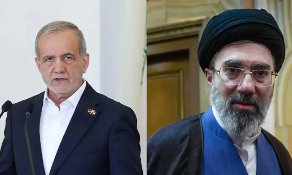 Pezeshkian has rare meeting with Mojtaba Khamenei