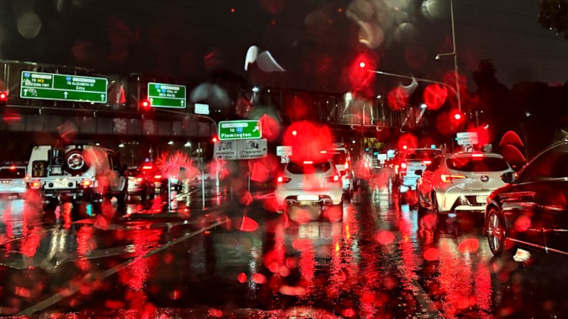Drivers stranded in deluge as pothole wreaks road chaos