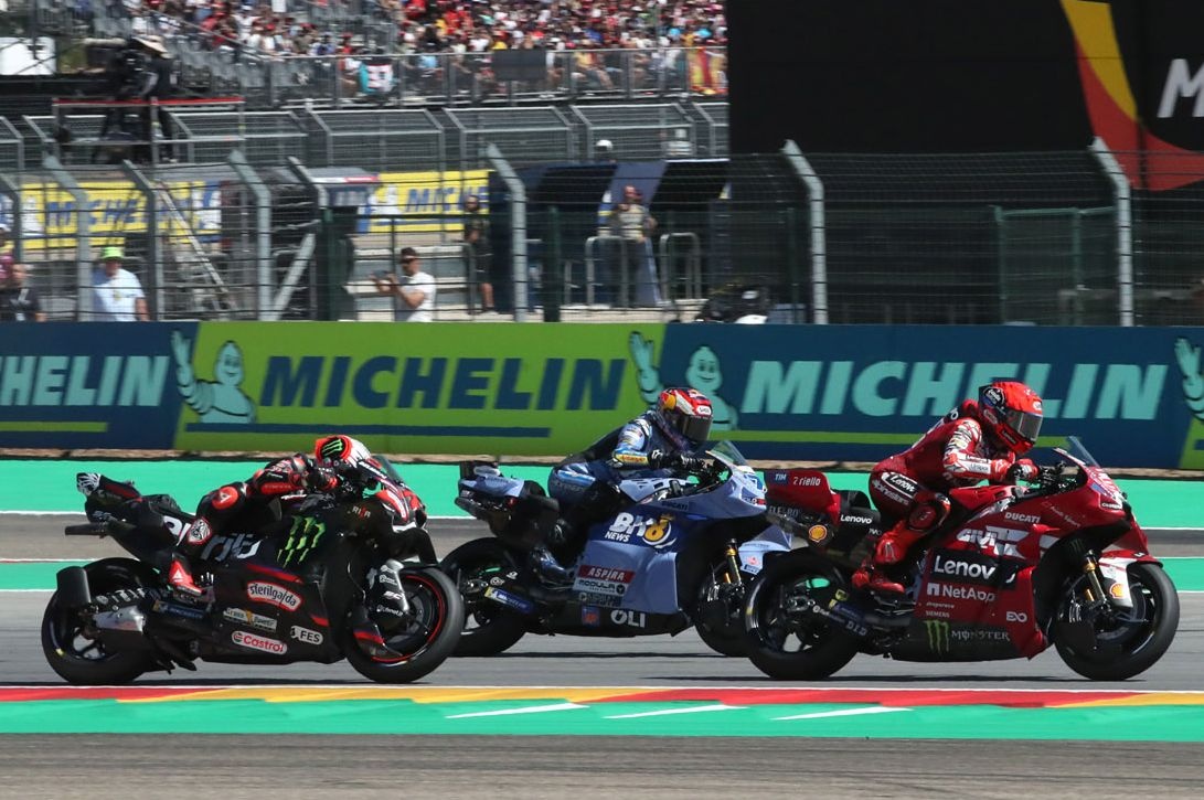 Marc Marquez reveals “risky” Turn 1 plan to beat Marco Bezzecchi in Aragon GP sprint