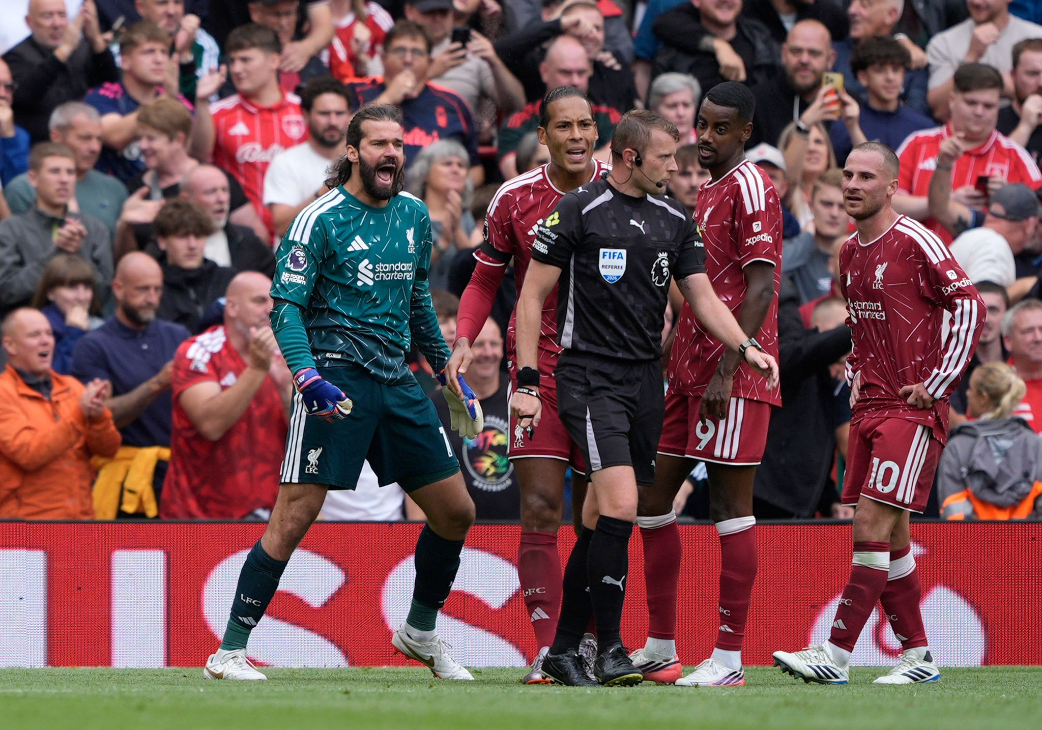 Liverpool's Iraola fumes at substitution delay before Forest penalty
