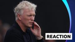 Moyes 'disappointed' with Everton performance