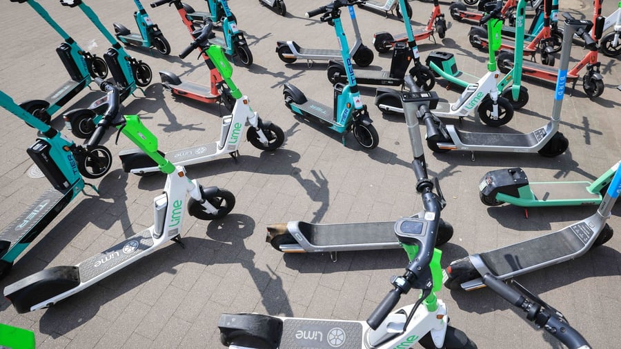 Mobility: More and more e-scooters - but fewer rental devices