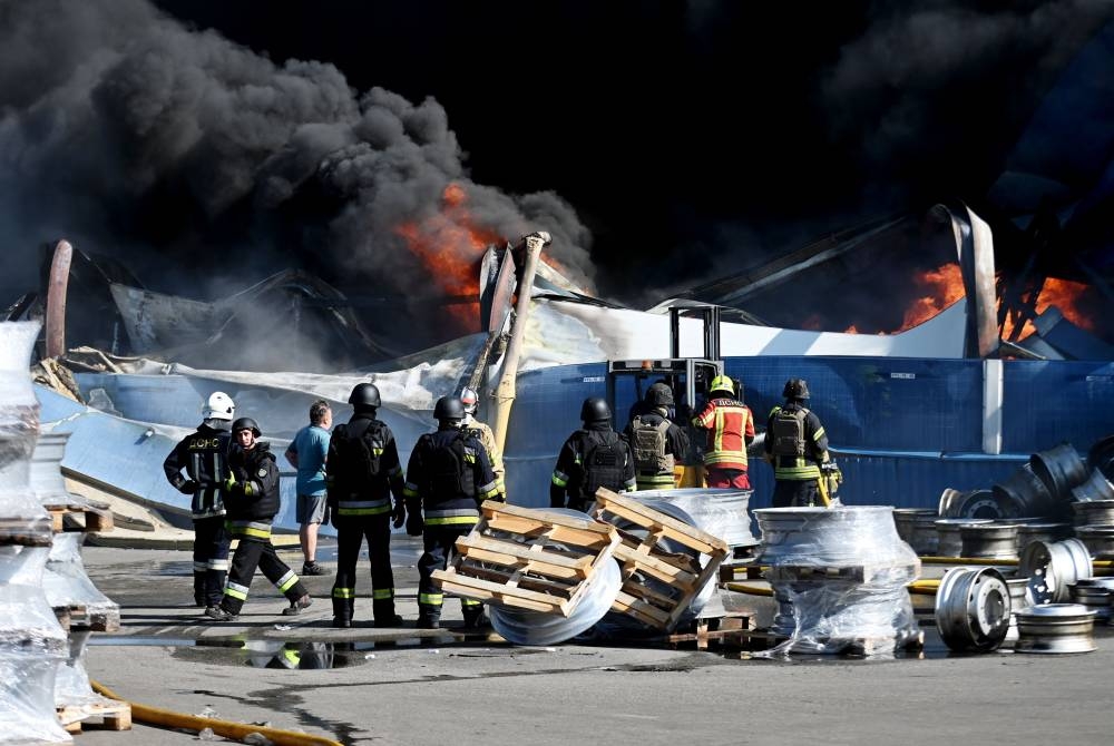 37 killed in Russian drone strike on ammunition depot near Kiev