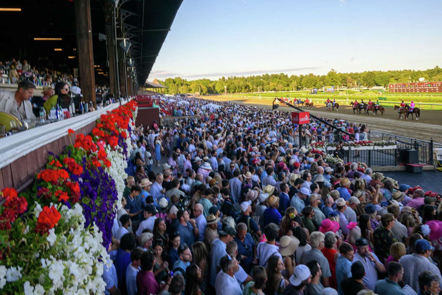 Wagering up significantly from last year for 2026 Travers Day at Saratoga, as Leading Change upsets Golden Tempo
