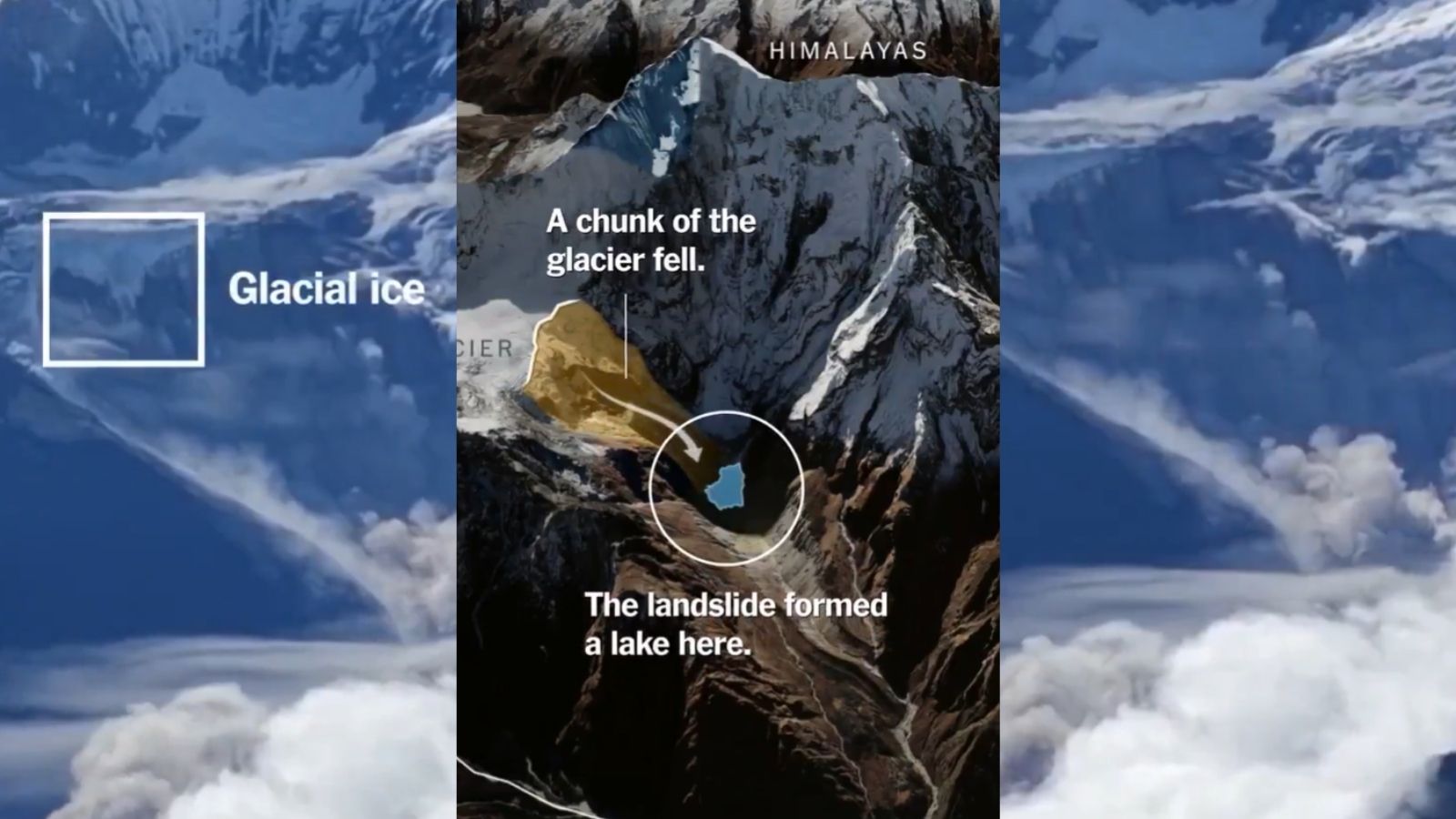 Watch: The moment Nepal’s glacier collapsed, triggering deadly floods