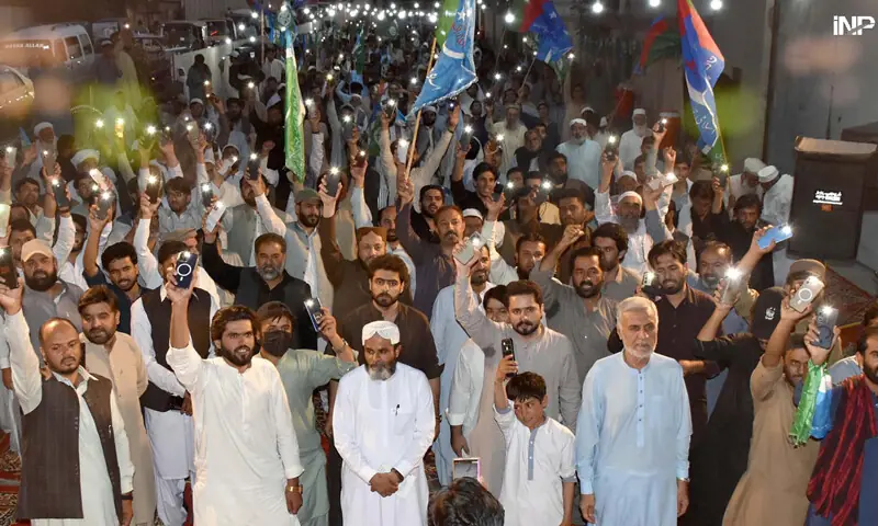JI protests in Quetta against fuel levy, lawlessness