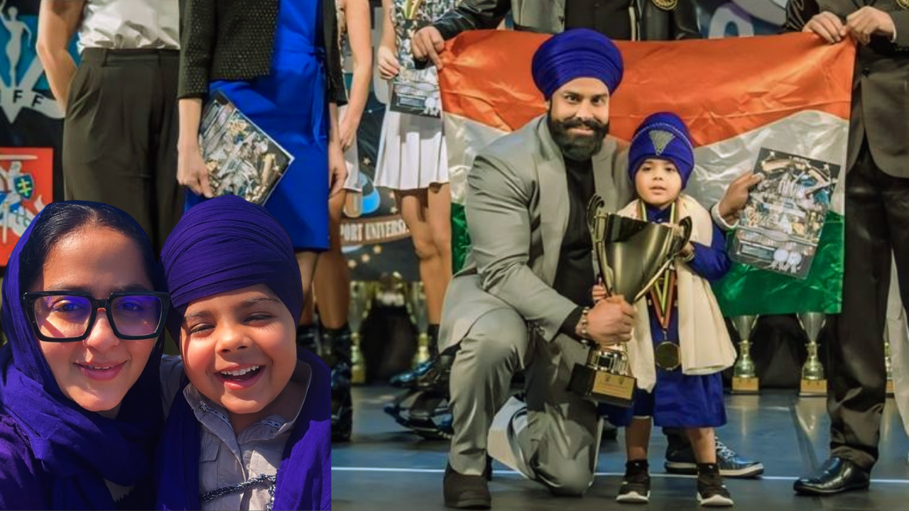 At 5, Fateh Singh Gill is a world martial arts champion