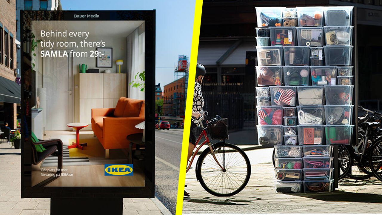 Ikea's latest clever billboard adverts work because they reveal a common truth about every home