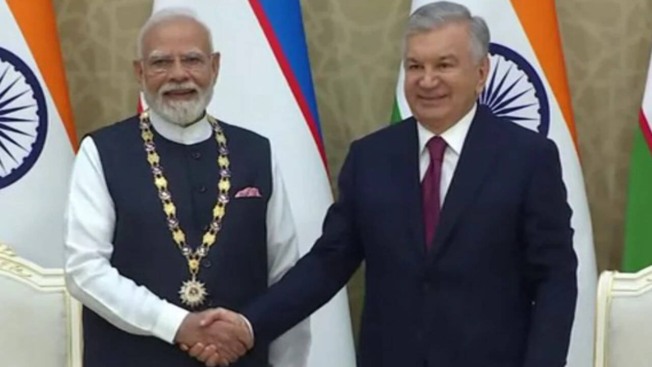 PM Modi conferred with Uzbekistan’s highest state honour