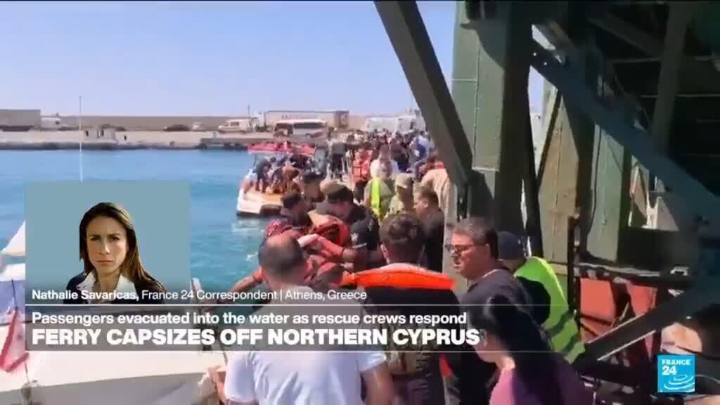 Ferry carrying more than 260 people capsizes off northern Cyprus