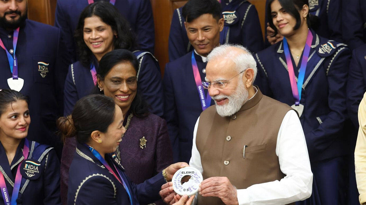 ‘From every drop of tears, gold medals drip’: PM Modi hails CWG heroes - Watch